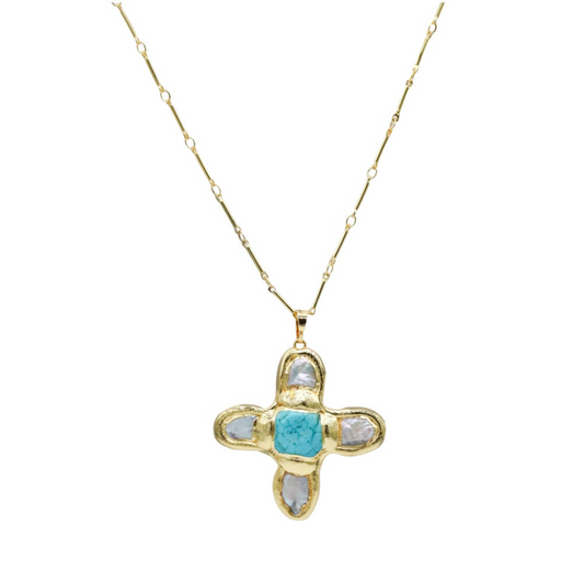 THE APHRODITE CROSS NECKLACE